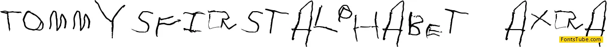 Tommy's First Alphabet