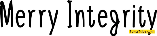 Merry Integrity Font