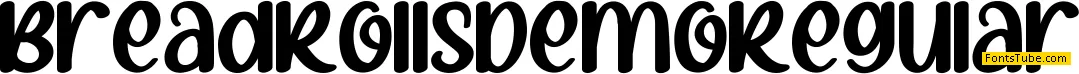 Bread Rolls Demo Font