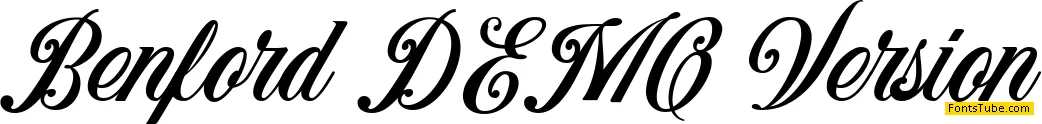 Benford DEMO Font