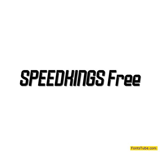 SPEEDKINGS Font