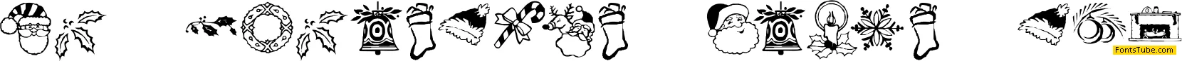 KR Christmas Dings Two Font