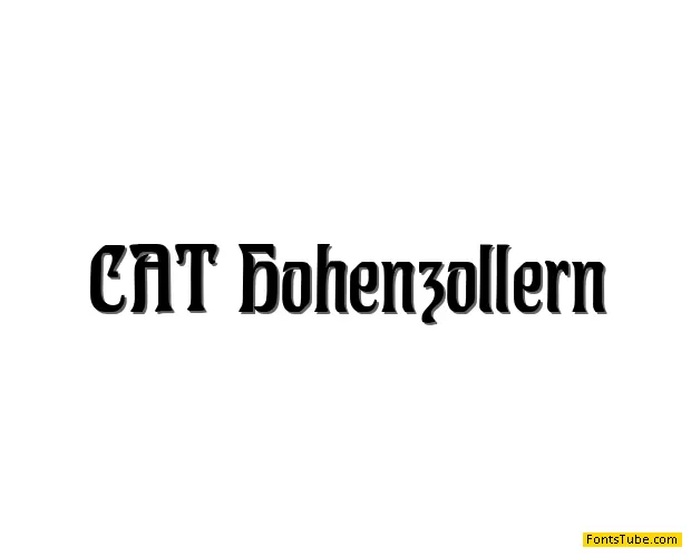CAT Hohenzollern Font