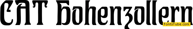 CAT Hohenzollern Font