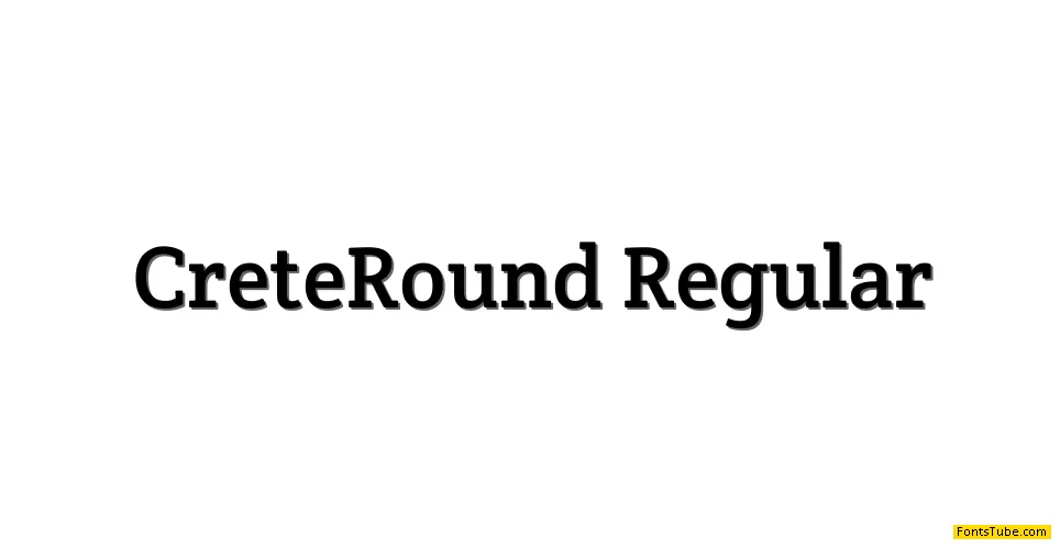 Crete Round Font Family