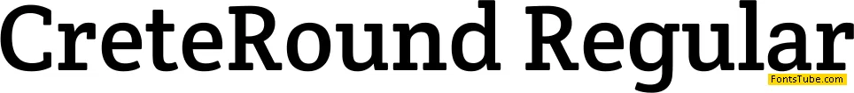 Crete Round Font Family