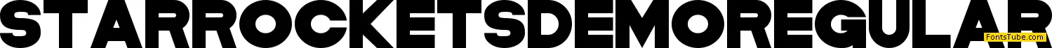 Star Rockets Demo Font
