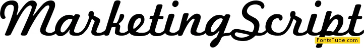 Marketing Script Font Family