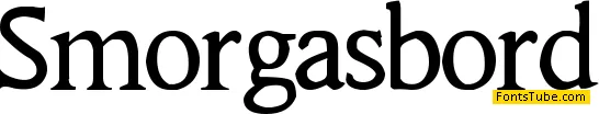 Smorgasbord Font