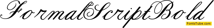 Formal Script Font Family