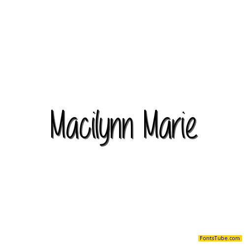 Macilynn Marie Font