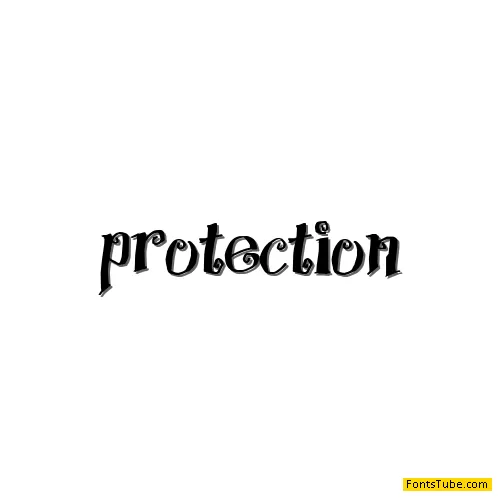 Protection Font
