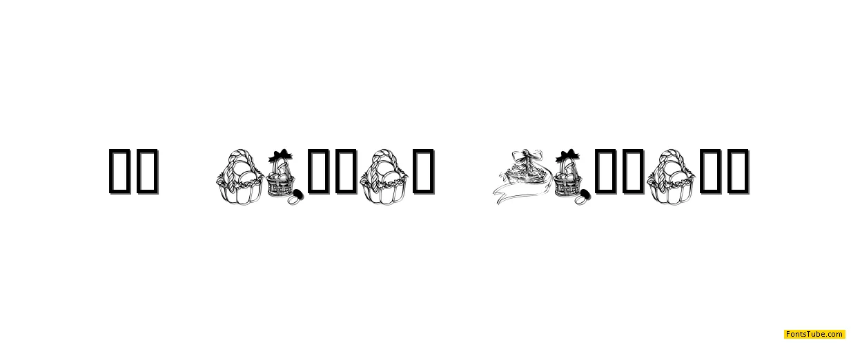KR Easter Baskets Font