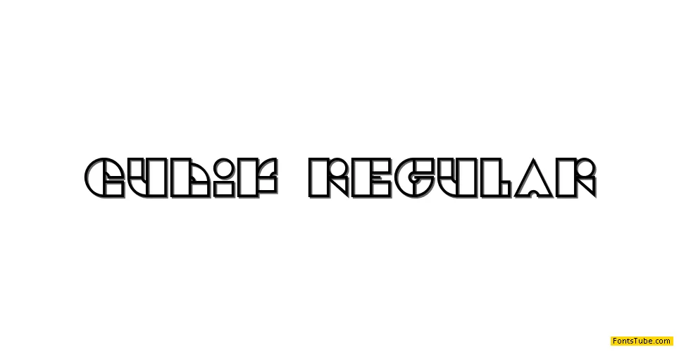 Cubik Font