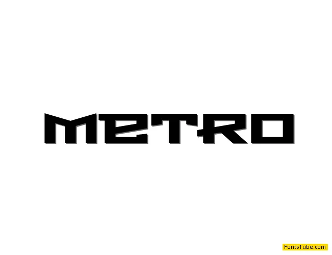 Metro Font
