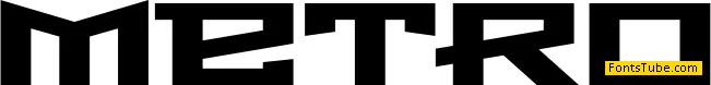 Metro Font