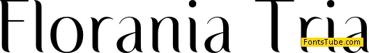 Florania Trial Font