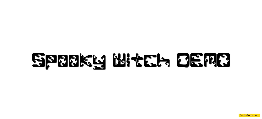 Spooky Witch- PERSONAL USE Font