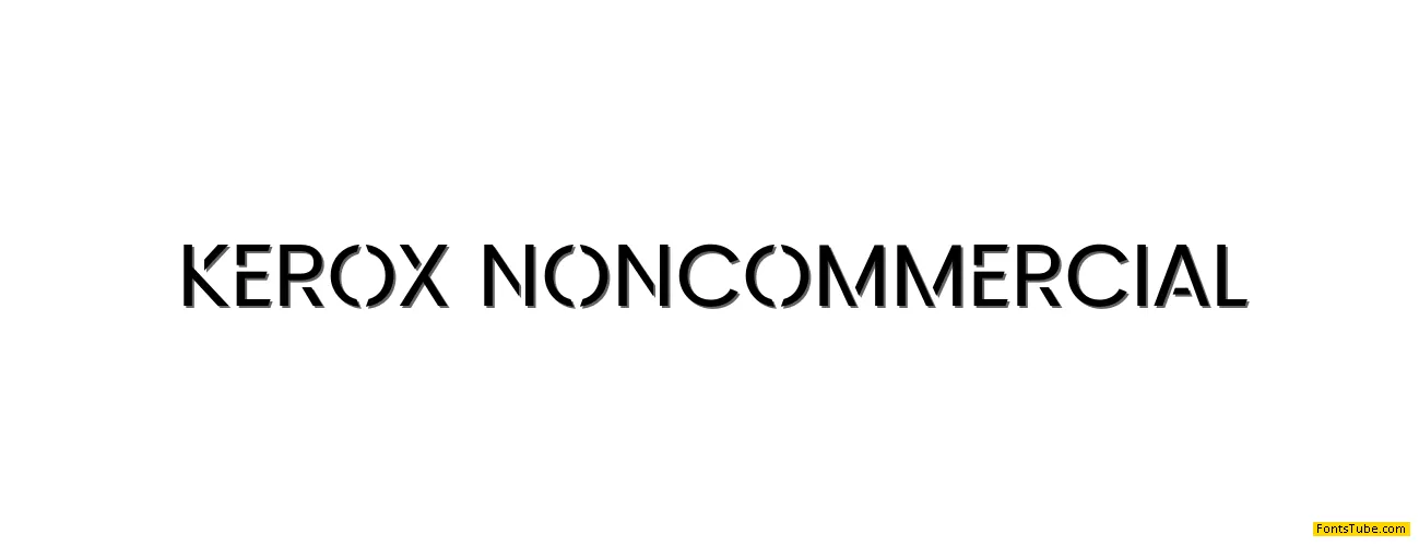 Kerox-NonCommercial Font