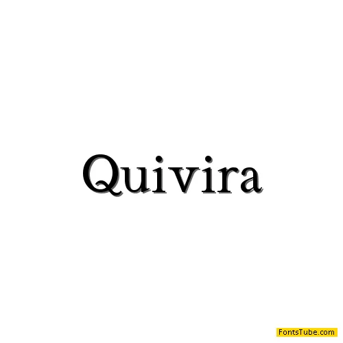 Quivira Font