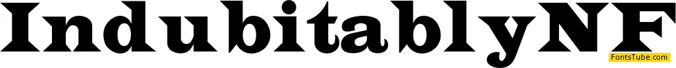 Indubitably NF Font