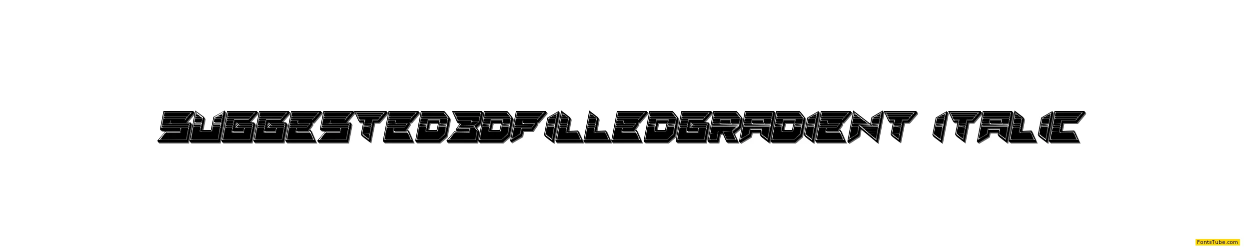 Suggested Font Family
