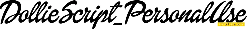 Dollie Script Personal Use Font