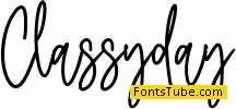 Classyday Font