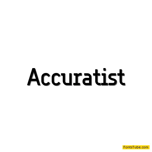 Accuratist Font