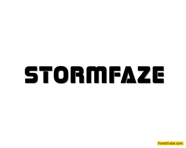 Stormfaze Font