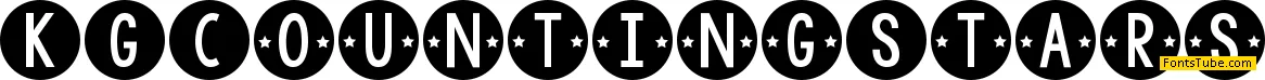 KG Counting Stars Font