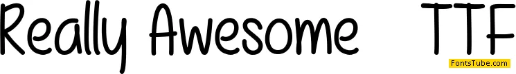 Really Awesome Font