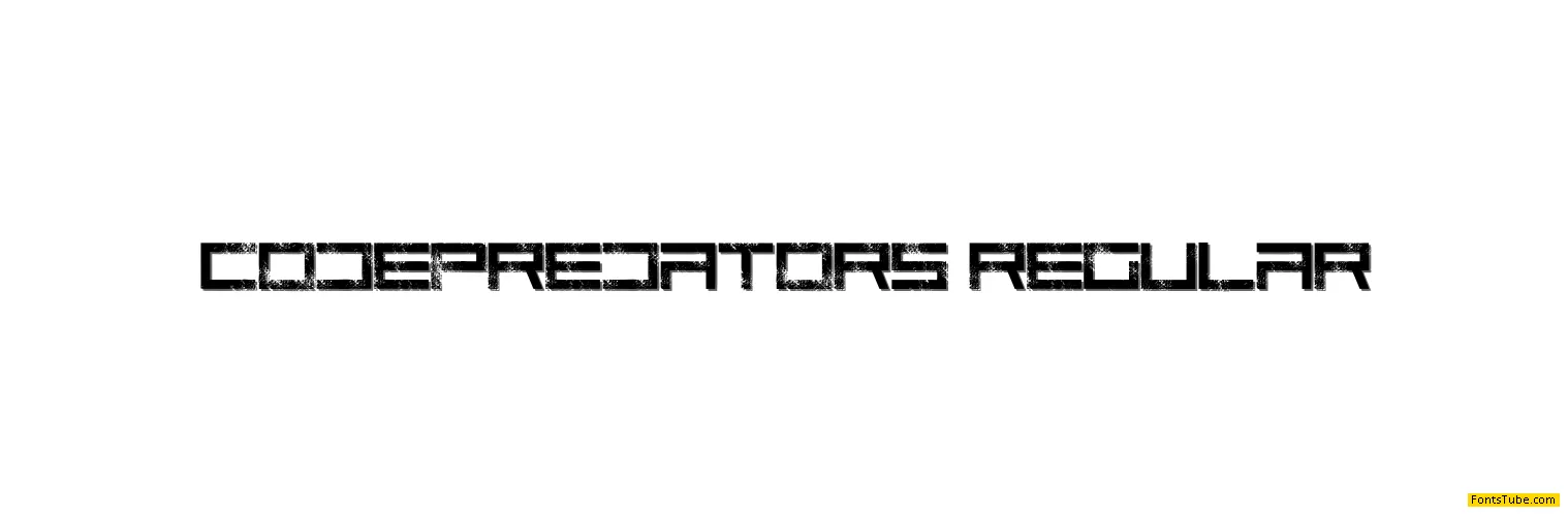 Code Predators Font