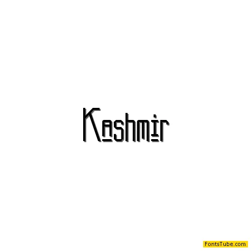 Kashmir Font