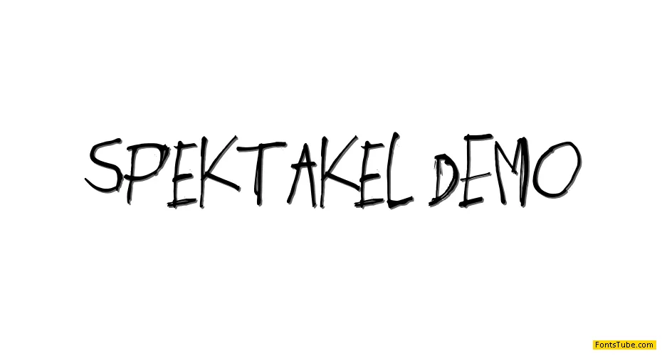 Spektakel DEMO Font
