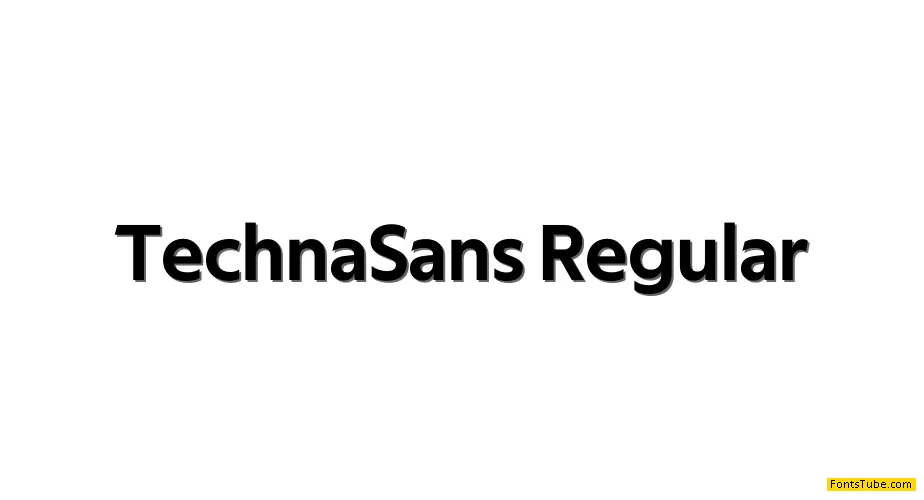 Techna Sans Font