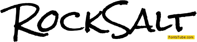 Rock Salt Font