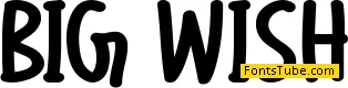 Big Wish Font