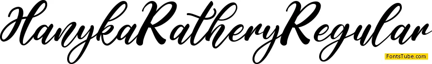Hanyka Rathery Font