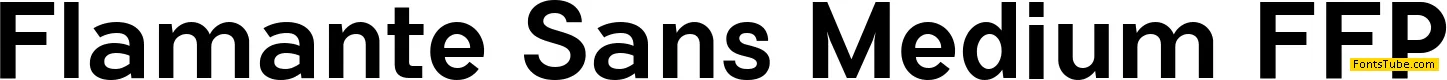 Flamante Sans Font Family