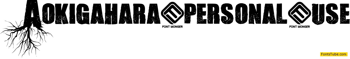 Aokigahara Font