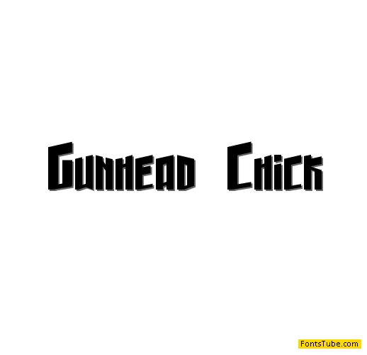 Gunhead Chick Font