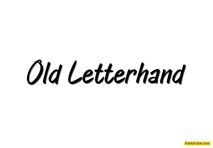 Old Letterhand Font