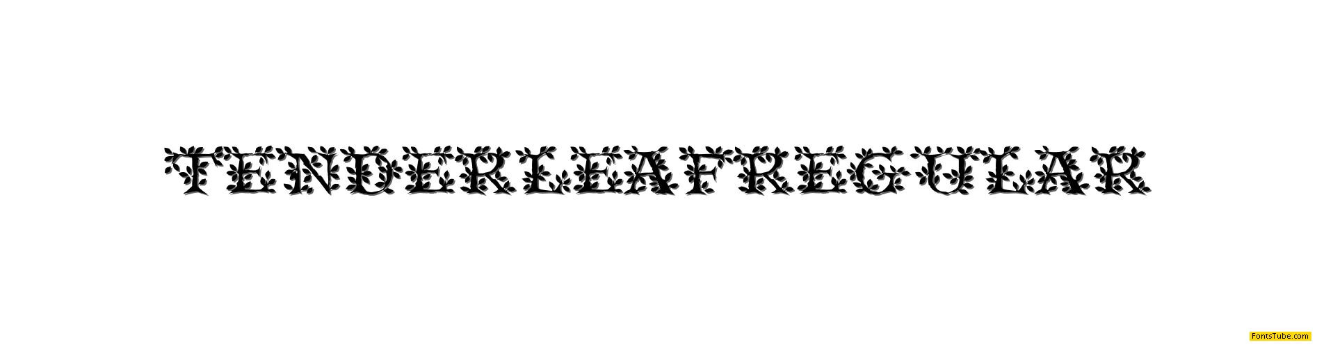 Tenderleaf Font