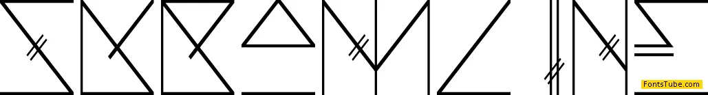 Skramline Font
