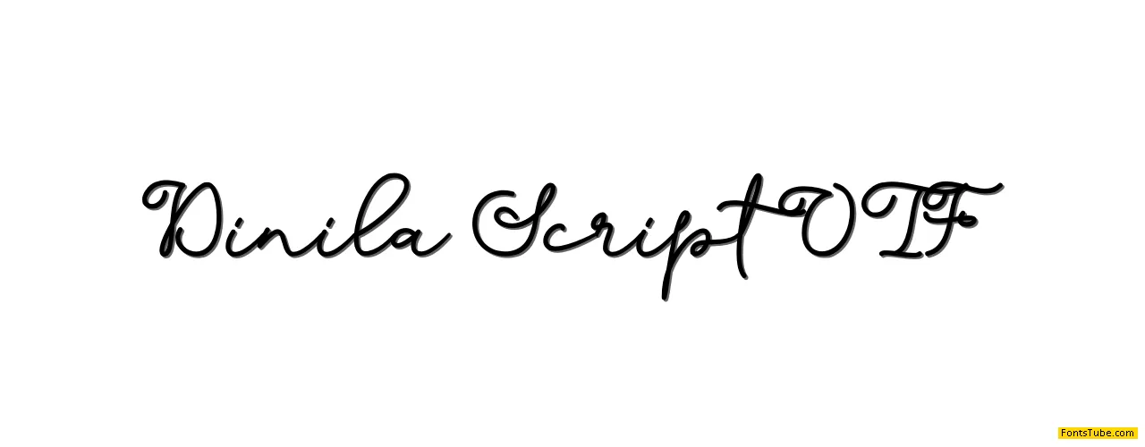 Dinila Script Font Family