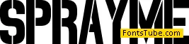 Spray.ME Font