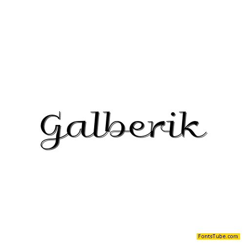 Galberik Font