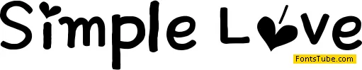 Simple Love Font