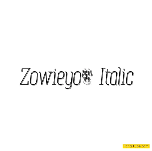 ZowieyoÃ« Font Family